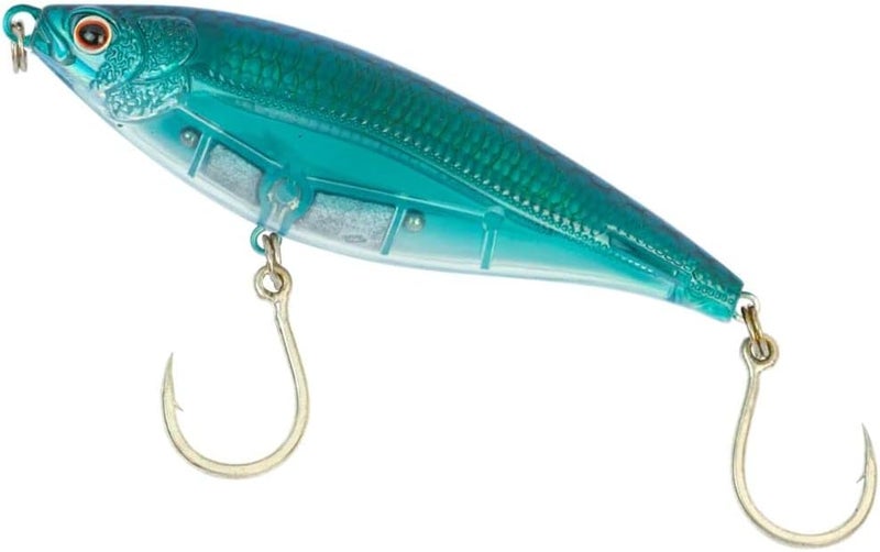 nomad design Madscad 90 Slow Sinking SW Twitchbait - Ideal for Snook, Striped Bass - BKK Diablo 5X Singles 1/0 Hooks, 3 1/2 inch - 3/4 oz - Image 4